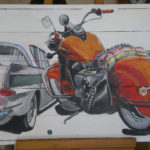 peinture rambler et moto