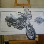 Peinture Harley Davidson