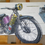 Peinture moto Scott