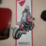 Peinture moto Ducati monster