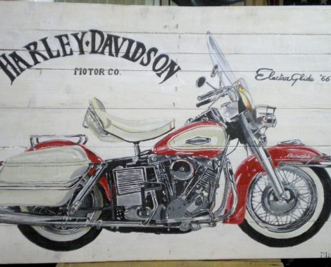 Tableau Harley Davidson ElectraGlide 66